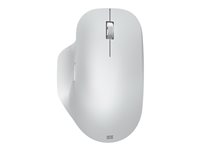 Microsoft Bluetooth Ergonomic Mouse - Mus - ergonomisk - optisk - 5 knappar - trådlös - Bluetooth 5.0 LE - Glaciär 222-00021