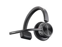 HP Poly Voyager 4310-M - Voyager 4300 UC series - headset - på örat - Bluetooth - trådlös, kabelansluten - USB-C - svart - Certifierad för Microsoft-teams 77Y97AA