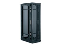 APC Netshelter VX Seismic Enclosure w/out Sides Black - Rack - svart - 42U - för P/N: SMT3000RM2UNC, SMTL1500RM3UC, SMTL1500RMI3UC, SMX2KRMLVNCUS, SRT2200RMXLAUS AR2145BLK