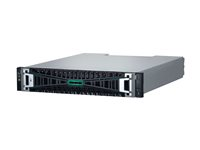 HPE Modular Smart Array 2070 10/25GbE iSCSI SFF Flash Bundle - 7th Generation - SSD-array - 46 TB - 24 fack (SAS-3) - SSD 3.84 TB x 12 - iSCSI (10 GbE), iSCSI (25 GbE) (extern) - kan monteras i rack - 2U S3L67A