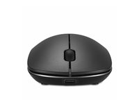 Kensington MY430 EQ - Mus - laddningsbar - höger- och vänsterhänta - 3 knappar - trådlös - 2.4 GHz, Bluetooth 5.0 - trådlös USB-mottagare - brun låda K75304WW