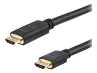 StarTech.com Höghastighets-HDMI-kabel M/M - aktiv - CL2 i väggen - 30 m - HDMI-kabel - HDMI hane till HDMI hane - 30 m - dubbelt skärmad - svart HDMM30MA