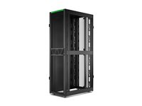 APC NetShelter SX Gen 2 - Rack skåp - 2124 H x 600 B x 1070 D mm, med sidor - golvstående - svart - 45U - 19" - TAA-kompatibel - för P/N: SC500RM1U, SMT1000RM1U, SMT750RM1U, SMT750RM2UCNC, SRTL2K2RM1UWC, SRTL3KRM1UIC AR3105B2