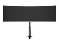 Multibrackets M - Monteringssats (bordsfäste, VESA-platta, enkel arm med gassträva) - artikulerande - för böjd LCD-skärm - aluminium - svart - skärmstorlek: 49" - för Samsung Odyssey G9 (49 tum) 7350105213281