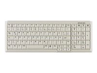Active Key AK-7000 - Tangentbord - PS/2 - amerikansk - ljusgrå AK-7000-P-W/US