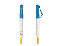 StarTech.com 2m (6.6ft) LC to LC (UPC) OS2 Single Mode Simplex Fiber Optic Cable, 9/125µm, Laser Optimized, 40G/100G, Bend Insensitive, Low Insertion Loss - LSZH Fiber Patch Cord (SPSMLCLC-OS2-2M) - Patch-kabel - LC/UPC enkelläge (hane) till LC/UPC enkelläge (hane) - 2 m - 2 mm - fiberoptisk - simplex - 9 / 125 mikrometer - OS1/OS2 - halogenfri, passiv, dubbelriktad - gul SPSMLCLC-OS2-2M