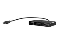 HP USB-C to USB-A - Hubb - 3 x SuperSpeed USB 3.0 - skrivbordsmodell - för Elite c640 G3 Chromebook Enterprise; Pavilion Aero Laptop 13-be2075ng Z6A00AA