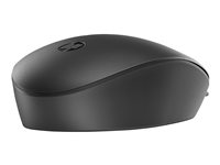 HP 125 - Mus - kabelansluten - USB - svart 265A9AA