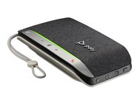 HP Poly Sync 20 - Smart högtalartelefon - Bluetooth - kabelansluten, trådlös - USB-C - svart - Zoomcertifierad 7F0J7AA