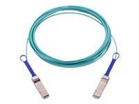 NVIDIA - 100GBase-AOC direktanslutningskabel - QSFP till QSFP - 10 m - fiberoptisk - halogenfri, Active Optical Cable (AOC) 980-9I13O-00E010