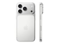 Apple iPhone 17 Pro - 5G smartphone - dual-SIM / Internminne 1 TB - OLED-skärm - 6.3" - 2622 x 1206 pixlar (120 Hz) - 3 st. bakre kameror 48 MP, 48 MP, 48 MP - front camera 18 megapixlar - silver MG8P4QN/A