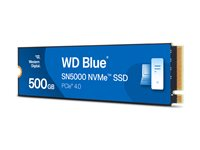 WD Blue SN5000 WDS500G4B0E-00CNZ0 - SSD - 500 GB - inbyggd - M.2 2280 - PCIe 4.0 x4 (NVMe) WDS500G4B0E-00CNZ0