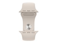 Apple - Band för smart klocka - Vanlig storlek - starlight - för Watch Hermès Series 7, Hermès Series 9, SE 3, Series 10, Series 11, Series 8, Series 9 MKU93ZM/A