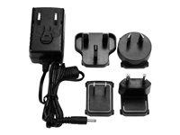 StarTech.com 5V, 2A DC Adapter - Universal - 10W - DC Adapter - Power Adapter (SVA5H2NEUA) - Strömadapter - AC 110-240 V - för P/N: PM1115U2, ST121WHD2, ST122HD4K, ST124HD4K, ST3300GU3B, USB2EXT4P15M, VS221HD4K SVA5H2NEUA