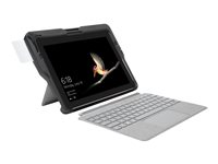 Kensington BlackBelt Rugged Case with Integrated CAC Reader for Surface Go 1, 2, 3, 4 - Skyddsfodral för surfplatta - robust - silikon, polykarbonat, ABS (acrylonitrile butadiene styrene), termoplastisk polyuretan (TPU) - svart - offentliga sektorn - för Microsoft Surface Go, Go 2, Go 3 K97320WW