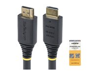 StarTech.com 1.5m (4.9ft) Premium Certified High Speed HDMI Cable, 4K60Hz - Premium hög hastighet - HDMI-kabel med Ethernet - HDMI hane till HDMI hane - 1.5 m - svart - passiv, 4K60Hz stöd HDMI2CABLE-4K60-150C