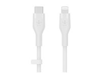 Belkin BOOST CHARGE - Lightning-kabel - 24 pin USB-C hane till Lightning hane - 1 m - vit CAA009BT1MWH