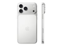 Apple iPhone 17 Pro Max - 5G smartphone - dual-SIM / Internminne 512 GB - OLED-skärm - 6.9" - 2868 x 1320 pixlar (120 Hz) - 3 st. bakre kameror 48 MP, 48 MP, 48 MP - front camera 18 megapixlar - silver MFYQ4QN/A
