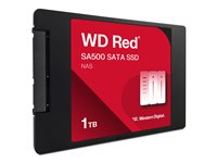 WD Red SA500 WDS100T1R0A - SSD - 1 TB - inbyggd - 2.5" - SATA 6Gb/s WDS100T1R0A