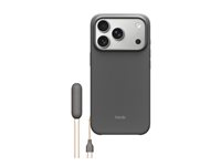 Beats - Baksidesskydd för mobiltelefon - med fällbart ställ - MagSafe-kompatibilitet - polykarbonat - granitgrå - för iPhone 17 Pro MGY74LL/A