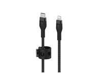 Belkin BoostCharge - Lightning-kabel - USB-C hane till Lightning hane - 2 m - svart CAA011BT2MBK