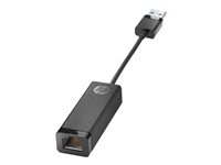 HP USB 3.0 to RJ45 Adapter G2 - Nätverksadapter - USB 3.0 - Gigabit Ethernet x 1 - för HP 245 G10 Notebook, 250 G9 Notebook; Fortis 11 G9 Q Chromebook 4Z7Z7AA