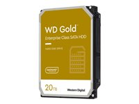 WD Gold WD201KRYZ - Hårddisk - 20 TB - inbyggd - 3.5" - SATA 6Gb/s - 7200 rpm - buffert: 512 MB WD201KRYZ