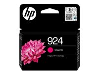 HP 924 - 6 ml - magenta - original - Officejet - blister - bläckpatron - för Officejet Pro 8120e, 8122e, 8125e, 8130e, 8134e, 8135e, 8138e, 8139e 4K0U4NE#30B
