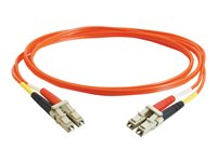 C2G - Patch-kabel - LC multiläge (hane) till LC multiläge (hane) - 3 m - fiberoptisk - 62,5/125 mikron 85092