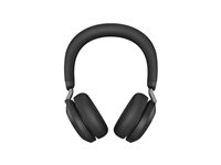 Jabra Evolve2 75 - Headset - på örat - Bluetooth - trådlös - aktiv brusradering - USB-A - ljudisolerande - svart - Optimerad för UC 27599-989-999