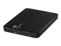 WD My Passport Ultra WDBPGC5000ABK - Hårddisk - krypterat - 500 GB - extern (portabel) - USB 3.0 - svart WDBPGC5000ABK-EESN