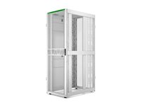 APC NetShelter SX Gen 2 - Rack skåp - 2258 H x 800 B x 1200 D mm, med sidor - golvstående - vit - 48U - 19" - för P/N: SC500RM1U, SMT1000RM1U, SMT750RM1U, SMT750RM2UCNC, SRTL2K2RM1UWC, SRTL3KRM1UIC AR3387W2