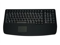 Active Key IndustrialKey AK-7410-G - Tangentbord - PS/2 - amerikansk - svart AK-7410-GP-B/US