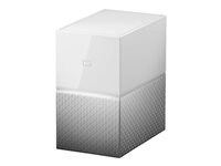 WD My Cloud Home Duo WDBMUT0120JWT - Personlig molnlagringsenhet - 12 TB - HDD 6 TB x 2 - Gigabit Ethernet WDBMUT0120JWT-EESN