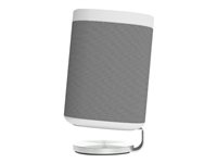 Multibrackets M - Monteringssats - för smart högtalare - bearbetad aluminium, laserskuret stål - vit - disk-monteringsbar - för Sonos One, One (Gen2), One SL, PLAY:1 7350105211775