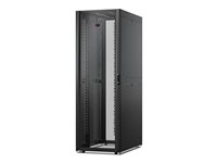 APC NetShelter SX Networking Enclosure with Sides - Rack - svart - 48U - 19" - TAA-kompatibel - för P/N: SC500RM1U, SMT1000RM1U, SMT750RM1U, SMT750RM2UCNC, SRTL2K2RM1UWC, SRTL3KRM1UIC AR3347