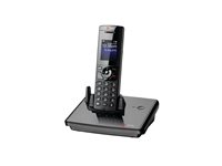HP Poly VVX D230 - Trådlös VoIP-telefon med nummerpresentation/samtal väntar - DECT - 3-riktad samtalsförmåg - SIP, SDP - 8-linjersdrift - 8 linjer - svart 8K163AA#ABB