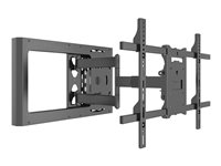 Multibrackets M Hospitality Flexarm with STB Enclosure - Fäste - för LCD-display - metall - svart - skärmstorlek: 37"-70" - väggmonterbar 7350105210198
