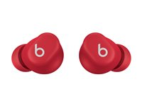 Beats Solo Buds - True wireless-hörlurar med mikrofon - inuti örat - Bluetooth - ljudisolerande - transparent röd MUW03DN/A