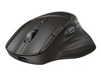 HP 785M - Mus - högerhänt - optisk - 6 knappar - trådlös - Bluetooth, 2.4 GHz - trådlös USB-mottagare - svart B8YX4AA#ABB