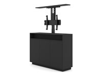 Multibrackets M - Kabinett - lyft - för LCD-display/högtalare - svart - skärmstorlek: 55" 7350105214707