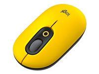 Logitech POP - Mus - anpassningsbar emoji - optisk - 4 knappar - trådlös - Bluetooth 5.1 LE - blast 910-006546