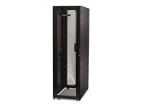 APC NetShelter SX Deep Enclosure with Sides - Rack skåp - svart - 42U - 19" - för P/N: SC500RM1U, SMT1000RM1U, SMT750RM1U, SMT750RM2UCNC, SRTL2K2RM1UWC, SRTL3KRM1UIC AR3300X717