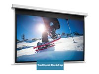 Da-Lite DescenderPro - Projektorduk - takmontering - motoriserad - 230 V - 172" (436 cm) - 16:10 - Matte White - RAL 9016 10104805