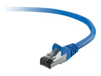 Belkin High Performance - Patch-kabel - RJ-45 (hane) till RJ-45 (hane) - 1 m - CAT 6 - hakfri - blå A3L980CP01MBLHS