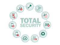 Kaspersky Total Security for Business - Förnyelse av abonnemangslicens (1 år) - 1 nod - volym - Nivå P (25-49) - Europa KL4869XAPFR