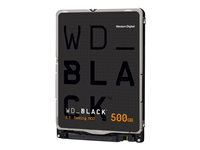 WD Black WD5000LPSX - Hårddisk - 500 GB - inbyggd - 2.5" - SATA 6Gb/s - 7200 rpm - buffert: 64 MB WD5000LPSX