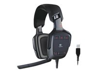 Logitech G35 Surround Sound Headset - Headset - 7.1-kanals - fullstorlek - kabelansluten 981-000549