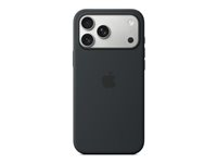 Apple - Baksidesskydd för mobiltelefon - MagSafe-kompatibilitet - silikon - svart - för iPhone 17 Pro Max MGFR4ZM/A