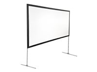 Multibrackets M Fast-fold - Projektorduk - 120" (304 cm) - 16:9 - Matte White - svart 7350073731916